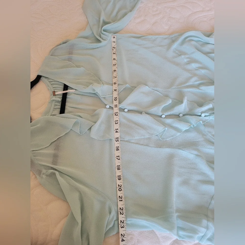 Free People Dreamland Solid Tunic,flowy Sleeves Size Small - Picture 5 of 10